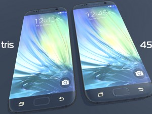 samsung galaxy s7 pbr lowpoly 3D Model