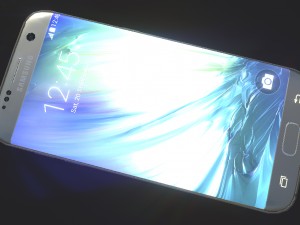 samsung galaxy s7 pbr lowpoly Model 3D
