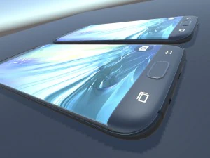 samsung galaxy s7 pbr lowpoly 3D Model