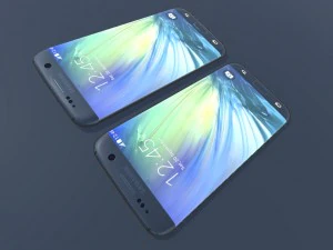 samsung galaxy s7 pbr lowpoly 3D Model