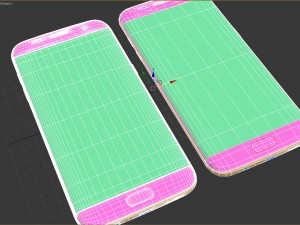samsung galaxy s7 pbr lowpoly 3D Model