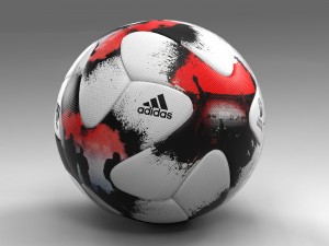 2018 european qualifiers world cup official match ball Modelo 3D
