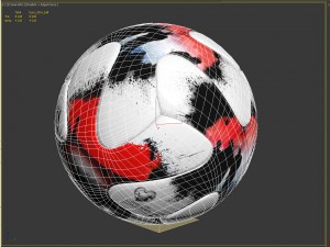 2018 european qualifiers world cup official match ball Modelo 3D