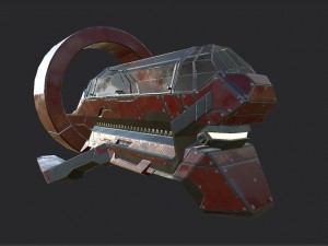sci fi medic bot pbr lowpoly 3D 模型