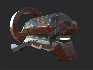 bot m&eacute;dico de fic&ccedil;&atilde;o cient&iacute;fica pbr lowpoly Modelo 3D