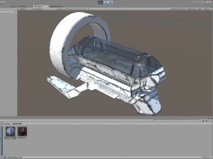 bot m&eacute;dico de fic&ccedil;&atilde;o cient&iacute;fica pbr lowpoly Modelo 3D