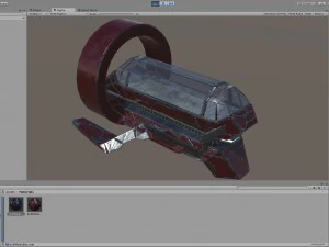 bot m&eacute;dico de fic&ccedil;&atilde;o cient&iacute;fica pbr lowpoly Modelo 3D