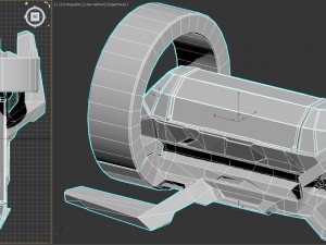 sci fi medic bot pbr lowpoly 3D 模型