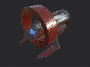 sci fi medic bot pbr lowpoly 3D 模型