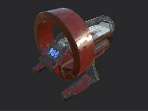 bot m&eacute;dico de fic&ccedil;&atilde;o cient&iacute;fica pbr lowpoly Modelo 3D