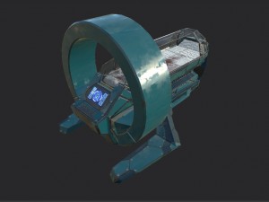 sci fi medic bot pbr lowpoly 3D 模型