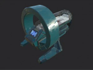 bot m&eacute;dico de fic&ccedil;&atilde;o cient&iacute;fica pbr lowpoly Modelo 3D