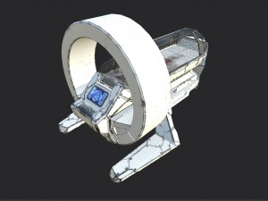 sci fi medic bot pbr lowpoly 3D 模型