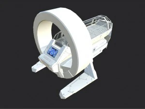 bot m&eacute;dico de fic&ccedil;&atilde;o cient&iacute;fica pbr lowpoly Modelo 3D