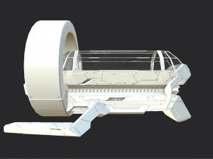 sci fi medic bot pbr lowpoly 3D 模型