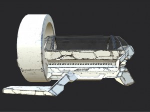 sci fi medic bot pbr lowpoly 3D 模型