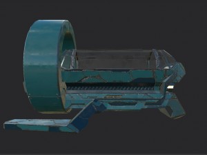 sci fi medic bot pbr lowpoly 3D 模型