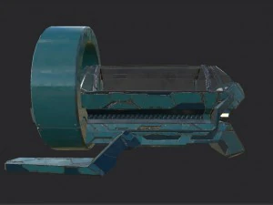 bot m&eacute;dico de fic&ccedil;&atilde;o cient&iacute;fica pbr lowpoly Modelo 3D