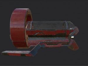 sci fi medic bot pbr lowpoly 3D 模型