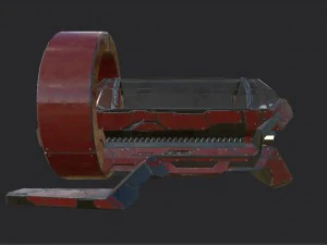 bot m&eacute;dico de fic&ccedil;&atilde;o cient&iacute;fica pbr lowpoly Modelo 3D