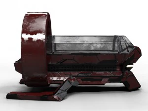 bot m&eacute;dico de fic&ccedil;&atilde;o cient&iacute;fica pbr lowpoly Modelo 3D