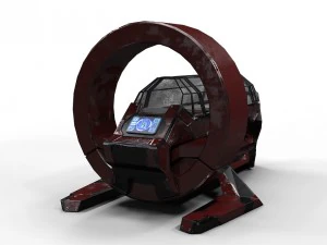 bot m&eacute;dico de fic&ccedil;&atilde;o cient&iacute;fica pbr lowpoly Modelo 3D