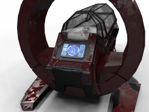 sci fi medic bot pbr lowpoly 3D 模型