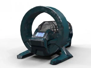 bot m&eacute;dico de fic&ccedil;&atilde;o cient&iacute;fica pbr lowpoly Modelo 3D