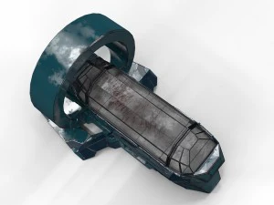 bot m&eacute;dico de fic&ccedil;&atilde;o cient&iacute;fica pbr lowpoly Modelo 3D