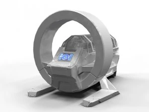 bot m&eacute;dico de fic&ccedil;&atilde;o cient&iacute;fica pbr lowpoly Modelo 3D