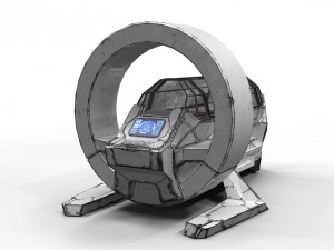 sci fi medic bot pbr lowpoly 3D 模型