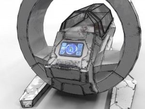 sci fi medic bot pbr lowpoly 3D 模型