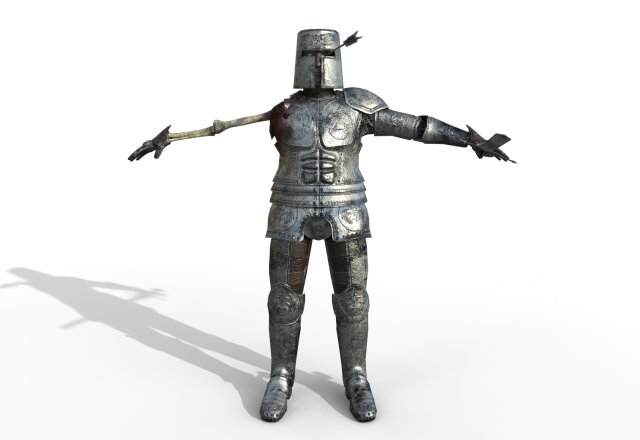 dead knight rigged pbr character 3Dモデル .c4d .max .obj .3ds .fbx .stl .blend 