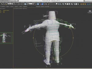 dead knight rigged pbr character 3D Model
