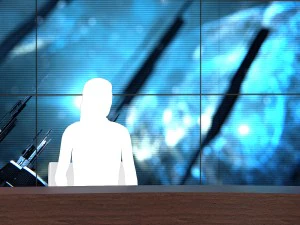 Virtual Broadcast Studio 06 3D Model