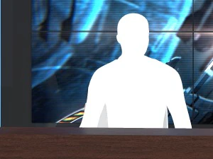 Virtual Broadcast Studio 06 3D Model