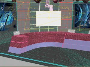 Virtual Broadcast Studio 06 3D Model