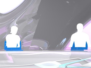 virtual tv studio 07 3D मॉडल