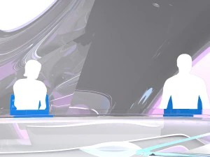 virtual tv studio 07 3D Model