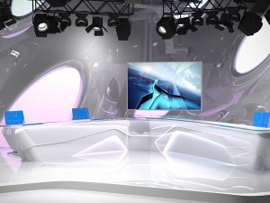 virtual tv studio 07 3D मॉडल