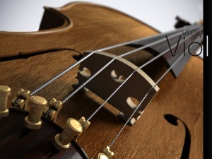 Violin 3D Model