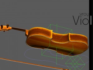 Violin 3D Model