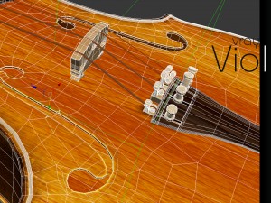Violin 3D Model