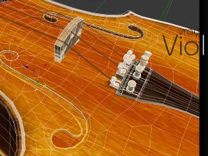 Violin 3D Model