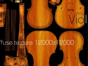 Violin 3D Model