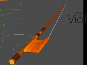 Violin 3D Model