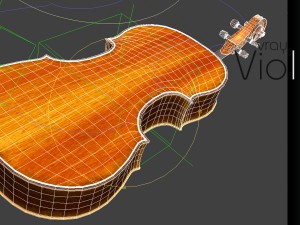 Violin 3D Model