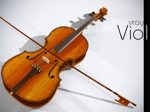 Violin 3D Model