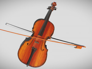 Violin 3D Model