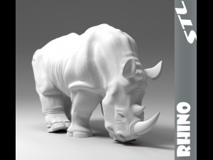 rhino stl 3D प्रिंट मॉडल